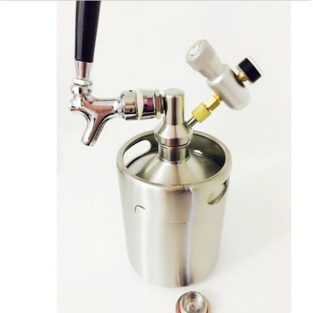 2L Stainless Steel Wine Beer Keg Home Beer Dispenser Growler Beer - Viniamore
