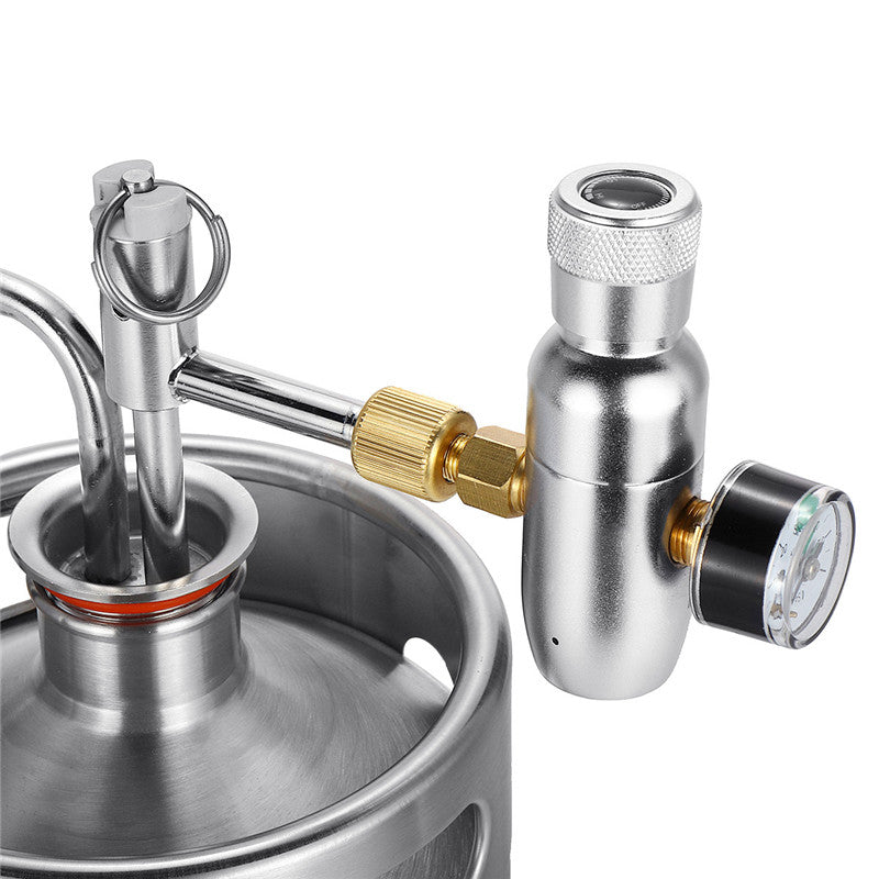 2L Stainless Steel Wine Beer Keg Home Beer Dispenser Growler Beer - Viniamore