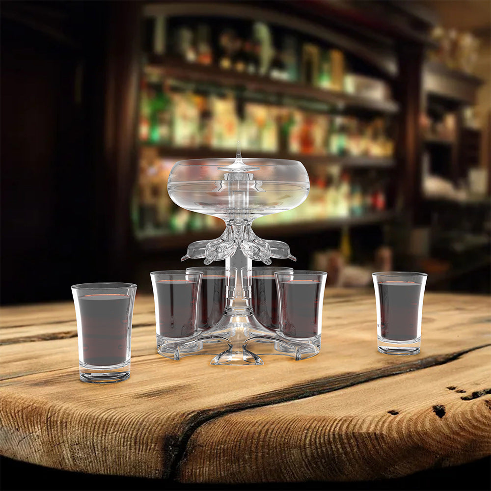 Acrylic Shatterproof Wine Glass Holder Bar KTV Wine Dispenser - Viniamore