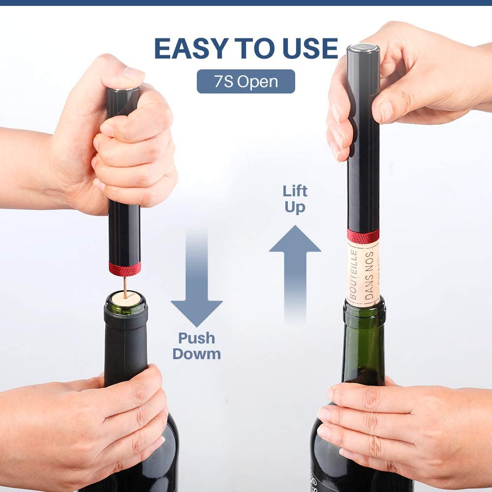 Air Pressure Corkscrew Wine Bottle Opener Artifact Household Wine Corkscrew - Viniamore