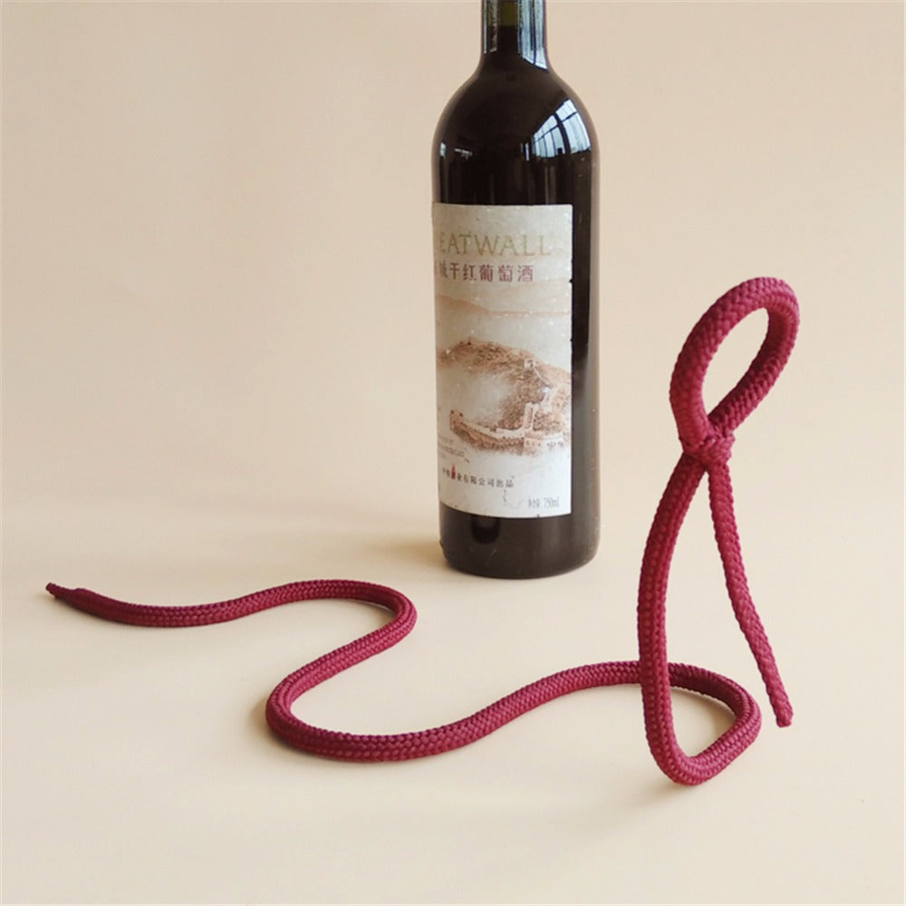 Creative Novelty Magic Illusion Floating Wine Bottle Holder Rope Lasso Wine Rack Whisky Whiskey Kitchen Bar Pub Accessories - Viniamore