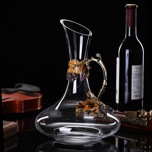 Crystal Red Wine Glass Set Household European Style Grape Goblet Wine Glass Decanter - Viniamore