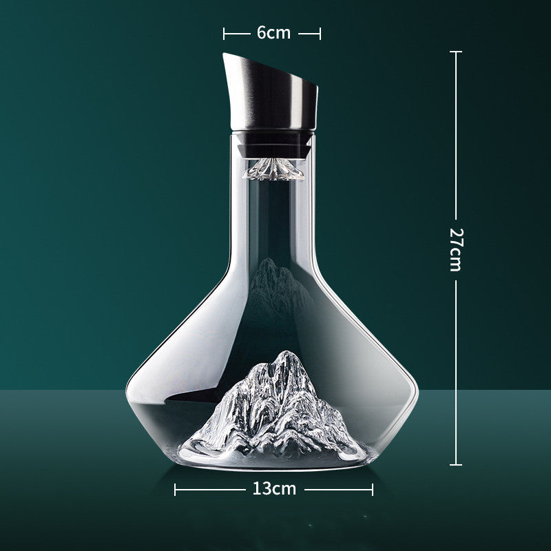 Decanter Red Wine Home Iceberg Crystal - Viniamore