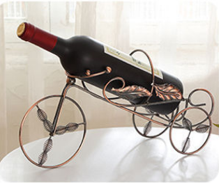 European Style Wine Rack Creative Wine Rack Retro Wrought Iron Wine Rack Fashion Home Decoration Wine Bottle - Viniamore