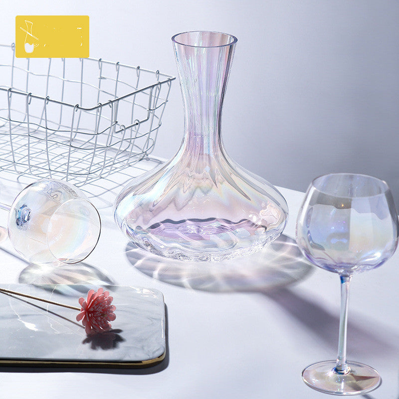 Glass Goblet Pourer Wine Set - Viniamore