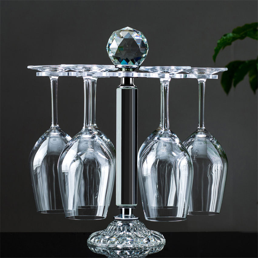 Household Crystal Wine Glass Holder Upside Down Wine Glass Holder - Viniamore