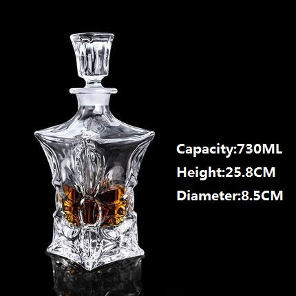 Large Crystal Glass Wine Bottle Creative Red Wine Decanter - Viniamore