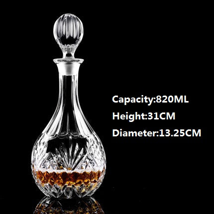 Large Crystal Glass Wine Bottle Creative Red Wine Decanter - Viniamore