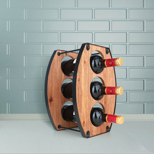 Metal Decoration Crafts Detachable Three-Hole Wine Rack Wrought Iron Wine Rack - Viniamore