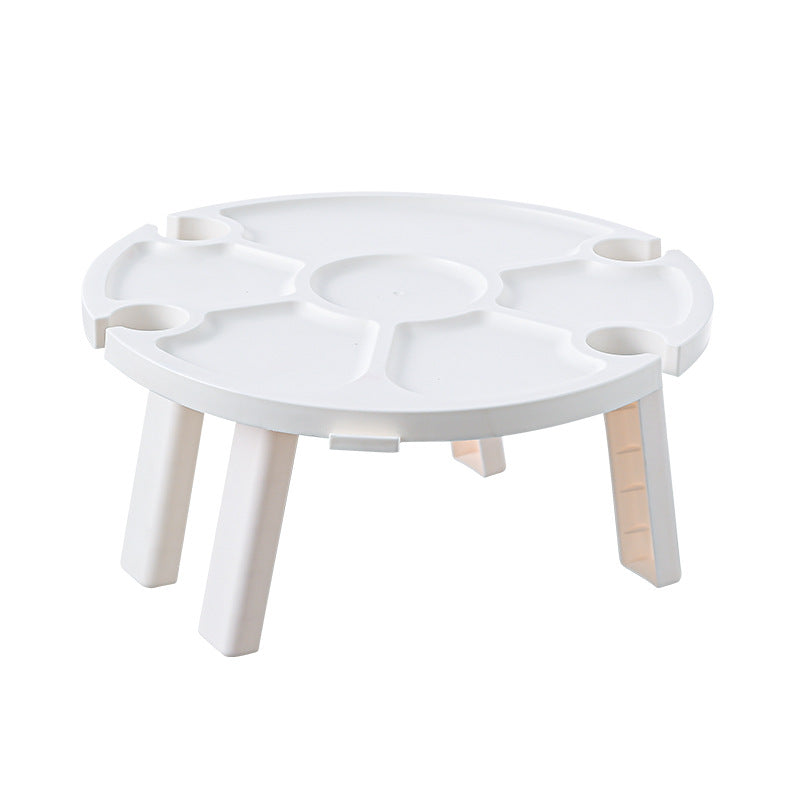 Outdoor Beach Portable Plastic Folding Wine Table - Viniamore