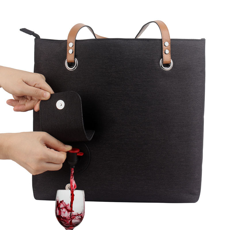 Outdoor Portable Red Wine Bag Thermal Insulation - Viniamore