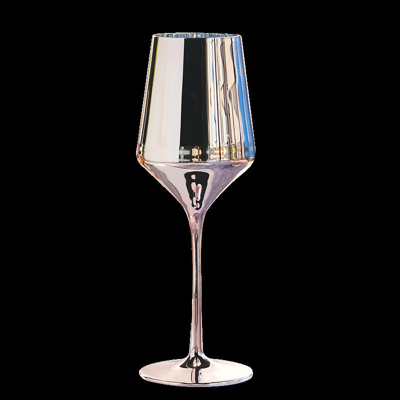 Personalized Luxury Goblet Electroplated Crystal Wine Glass - Viniamore