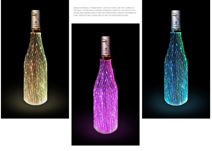 Wine Bottle Protective Cover Cool Personality Luminous Wine Bottle Cover - Viniamore