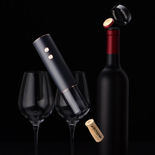 Wine Set Electric Bottle Opener New Metal USB Rechargeable Wine Starter Red Wine - Viniamore