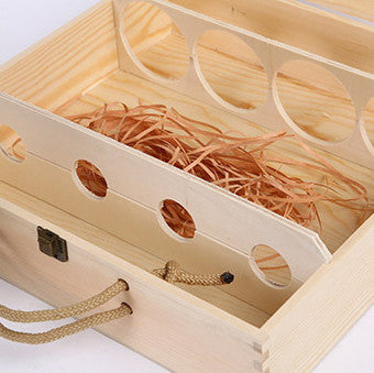 Wooden Four Wine Packaging Box General Purpose - Viniamore